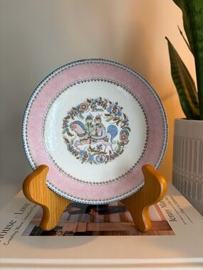 Vintage Steinböck Email “Carousel” Enamel Metal Austrian Handpainted Small Dish